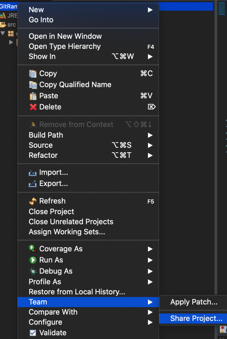 Eclipse GIT commit y como crear un repositorio - Arquitectura Java