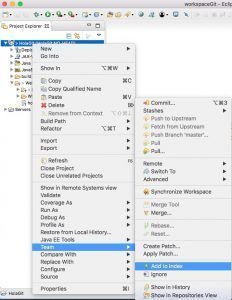 Eclipse Git , Repositorios locales y remotos - Arquitectura Java